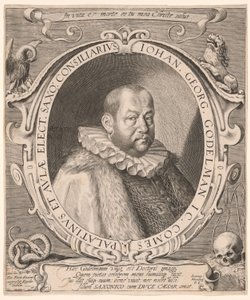 Johann Georg von Gödelmann, profesor práv, diplomat od Aegidius Sadeler II