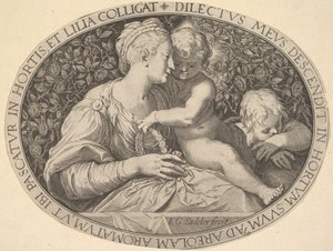Madonna a dítě.n.d. od Aegidius Sadeler II