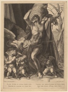 Umučení svatého Šebestiána od Aegidius Sadeler II
