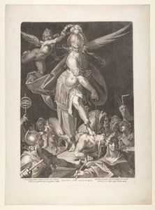 Triumf moudrosti od Aegidius Sadeler II
