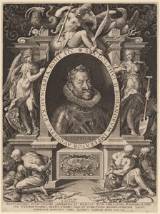 Rudolf II od Aegidius Sadeler II after Hans von Aachen