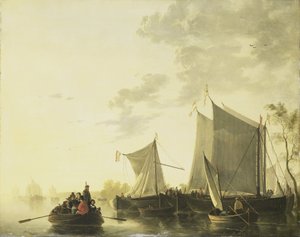 výhled na řeku od Aelbert Cuyp (copy after)