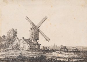 Krajina s mlýnem od Aelbert Cuyp