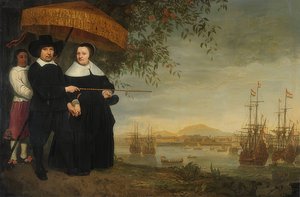 Obchodník pro holandskou Východoindickou společnost (VOC). Kolem 1640-60