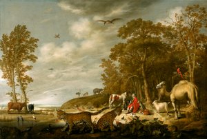 Orfeus hraje pro zvířata od Aelbert Cuyp