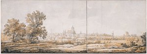 Pohled na Arnhem z jihu, c. 1645 od Aelbert Cuyp
