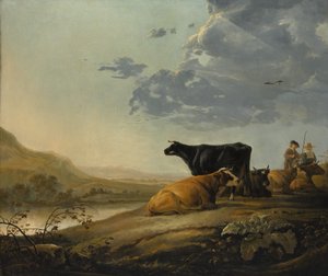 Mladí pastevci s krávami, ca. 1655-60. od Aelbert Cuyp
