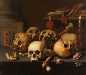 Zátiší Vanitas od Aelbert Jansz. van der Schoor