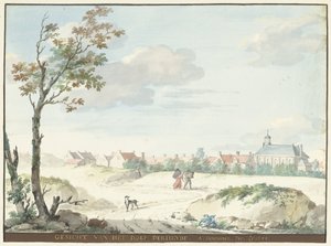 Vesnice Terheijden SMYSL VESNICE DERHEYDE (název na objektu) od Aert Schouman