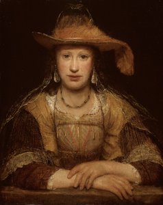 Portrét mladé ženy, kolem roku 1690 (olej na plátně) od Aernt de Gelder