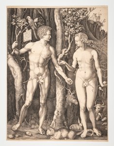 Adam a Eva v rajské zahradě - Albrecht Durer - 20-1932-109