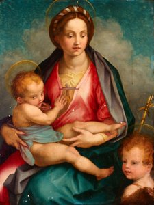 Madona s dítětem se svatým Janem od Andrea del (after) Sarto