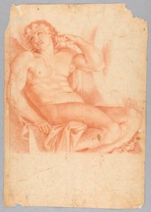 Otrok z Hero a Leander v Galleria Farnese, po Annibale Carracci od After Annibale Carracci