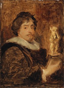 Portrét Franse Duquesnoye od after Anthony van Dyck