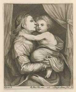 Madonna a dítě od After David Teniers the Younger