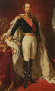 Franz Xaver Winterhalter (podle) Napoleon III. v korunovačním rouchu