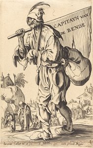 Kapitán baronů od After Jacques Callot