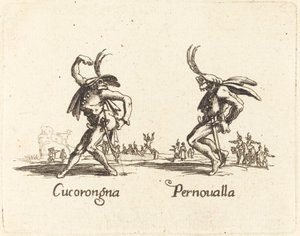 Cucorongna a Pernoualla od After Jacques Callot