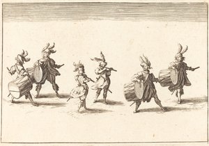 Vstup pana de Macey od After Jacques Callot