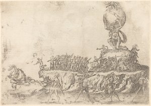 Plovák Slunce od After Jacques Callot