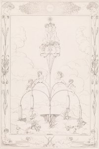 Ráno, ze série The Times of the Day, 1807. od After Philipp Otto Runge