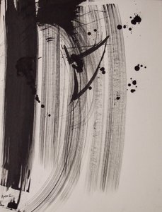 Untitled 18, 2016 (inkoust na papíře) od Agnes Girardon