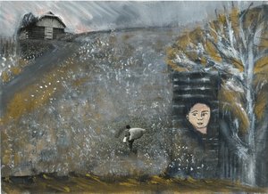 Skrytý pohled na venkovskou krajinu