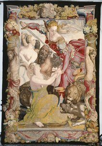 Spravedlnost přinášející nevinnost od Agnolo (after) Bronzino