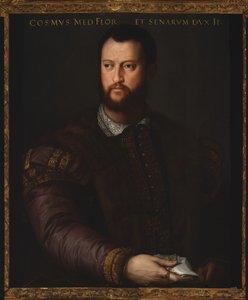 Portrét Cosima I. de Medici, 1566 od Agnolo Bronzino