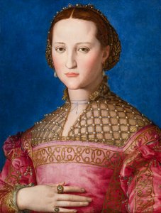 Portrét Eleonory z Toleda, kolem roku 1543 od Agnolo Bronzino
