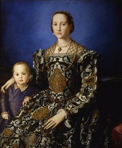 Portrét Eleonory z Toleda se svým synem Giovannim, cca 1545 od Agnolo Bronzino