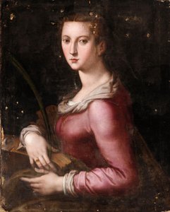 Svatá Kateřina Alexandrijská od Agnolo Bronzino
