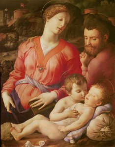 Panciatichi Svatá rodina, c. 1540 (olej na dřevě) od Agnolo Bronzino
