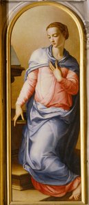 Panna Marie Zvěstování od Agnolo Bronzino