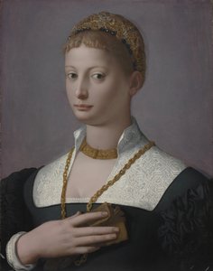 Portrét ženy, cca 1550 (olej na dřevě)