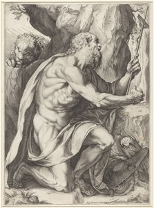 Svatý Jeroným od Agostino Carracci