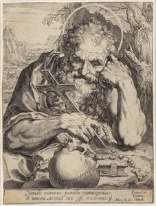 Svatý Jeroným od Agostino Carracci