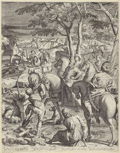 Ukřižování Krista (pravá část) od Agostino Carracci