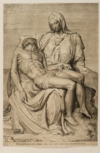 Pieta, podle Michelangela