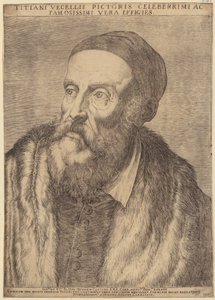 Portrét Tiziana od Agostino Carracci