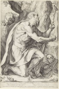 Svatý Jeroným od Agostino Carracci