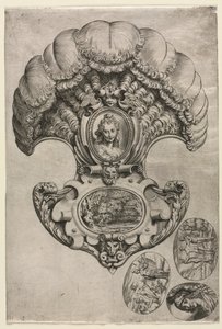 The Fan LEventail , c. 1589-1595. od Agostino Carracci