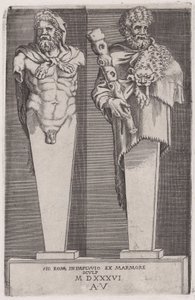 Herkules z The Hermae z roku 1536. od Agostino Veneziano