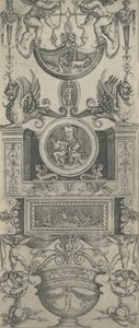 Ornament Panel, datováno 1521. od Agostino Veneziano.