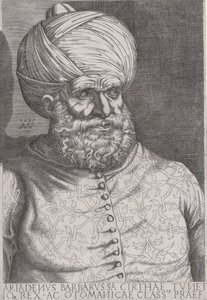 Portrét Barbarossy, 1535. od Agostino Veneziano