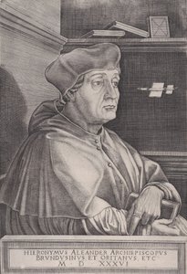 Arcibiskup z Brindisi z roku 1536. od Agostino Veneziano