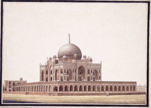 Humájúnova hrobka, kolem roku 1820