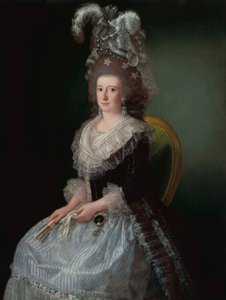 Portrét Maríi Josefy Piscatori, markýzy de San Andrés (1757-1807), manželky Pedra Lópeze de Lerena. od Agustín Esteve