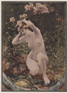Dryáda, stromová nymfa z řecké mytologie (barva litho)