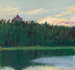 Krajina u jezera od Akseli Gallen-Kallela